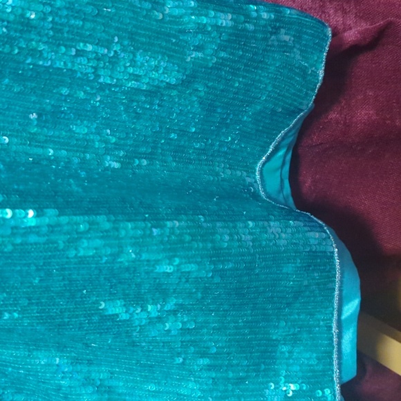 Beautiful Escada Couture Ombre Sequin Wide Leg Pants Beaded See PatBo - Picture 4 of 11